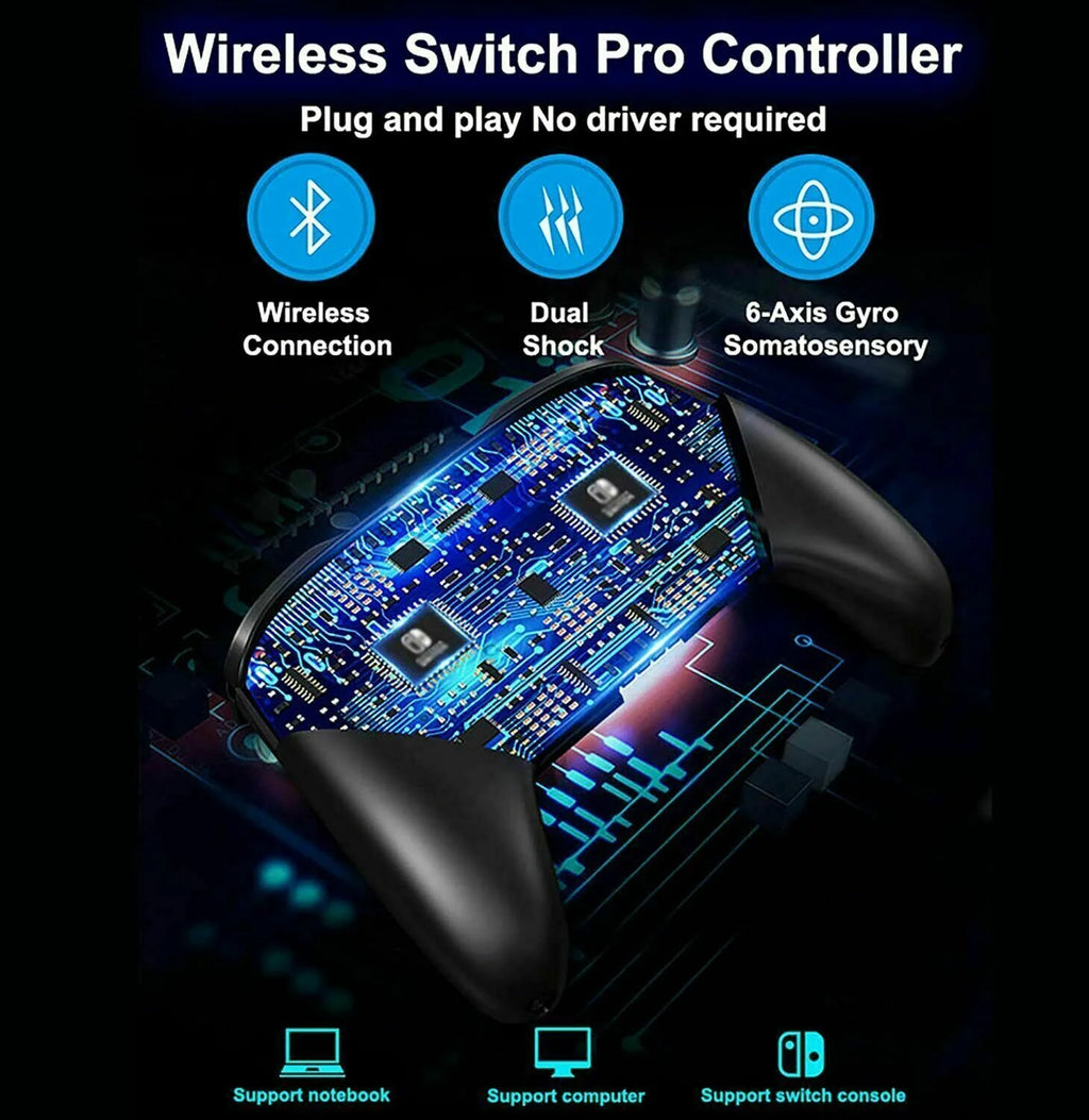 Pro Wireless Game Controller Gamepad Joystick Remote for Nintendo Switch / Lite