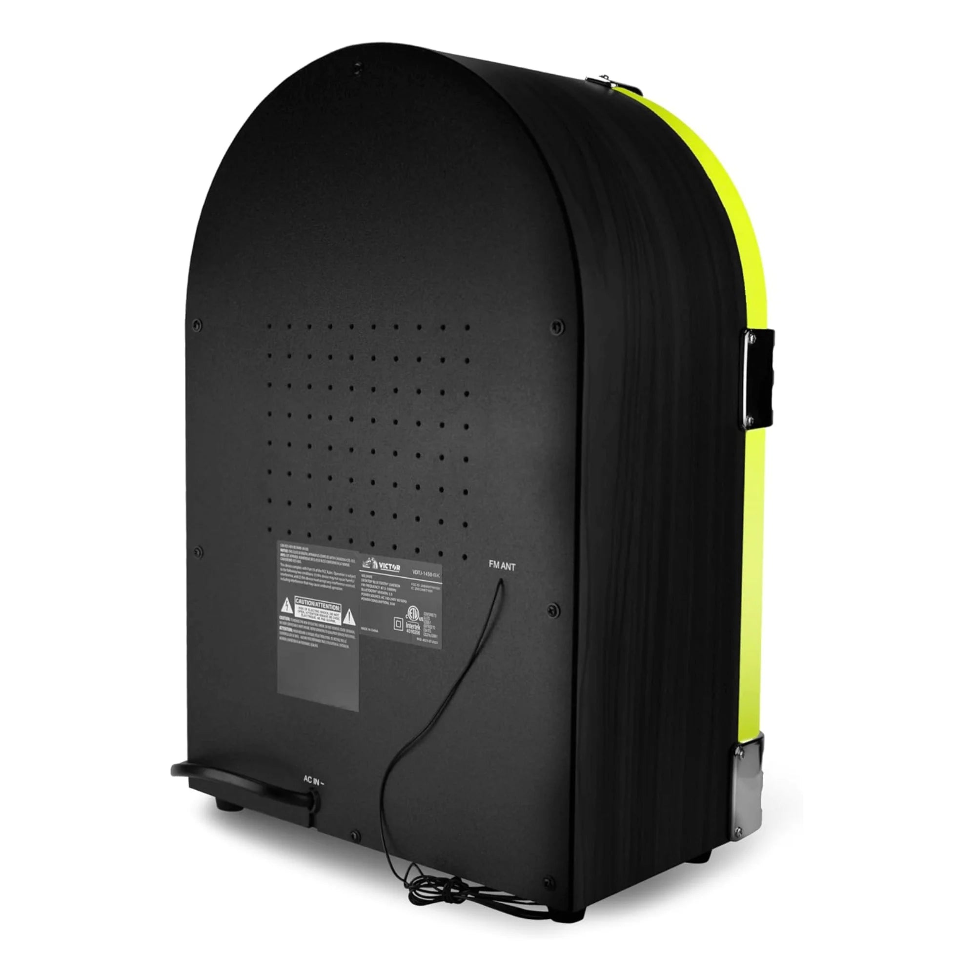 Victor Wilshire Bluetooth Jukebox with Multicolor LED Lighting and FM Radio