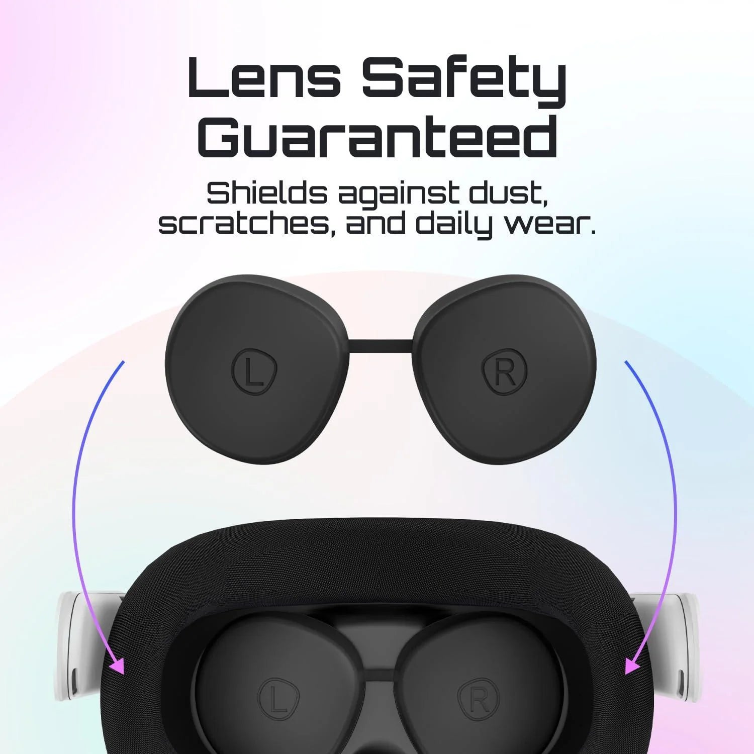 Silicone Cover Set Compatible with Meta Oculus Quest 3S