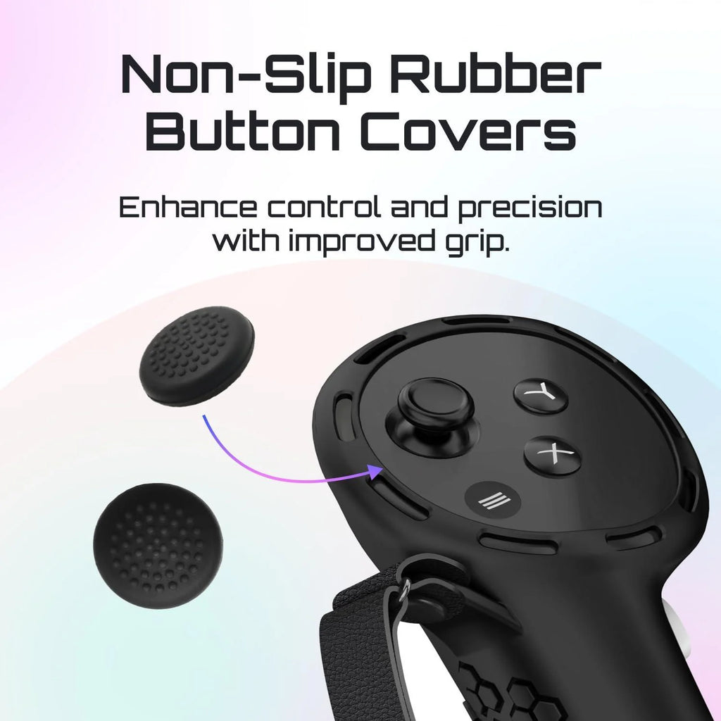 Silicone Cover Set Compatible with Meta Oculus Quest 3S