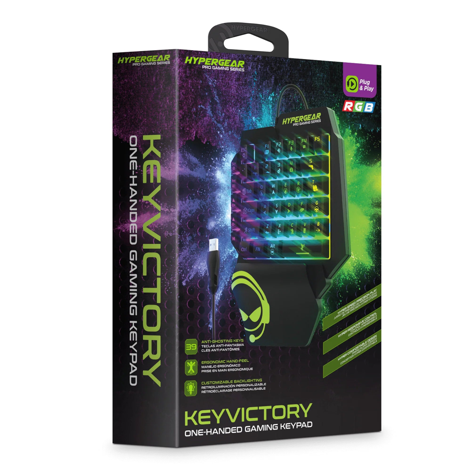 Hypergear Keyvictory One-Handed Gaming Keypad