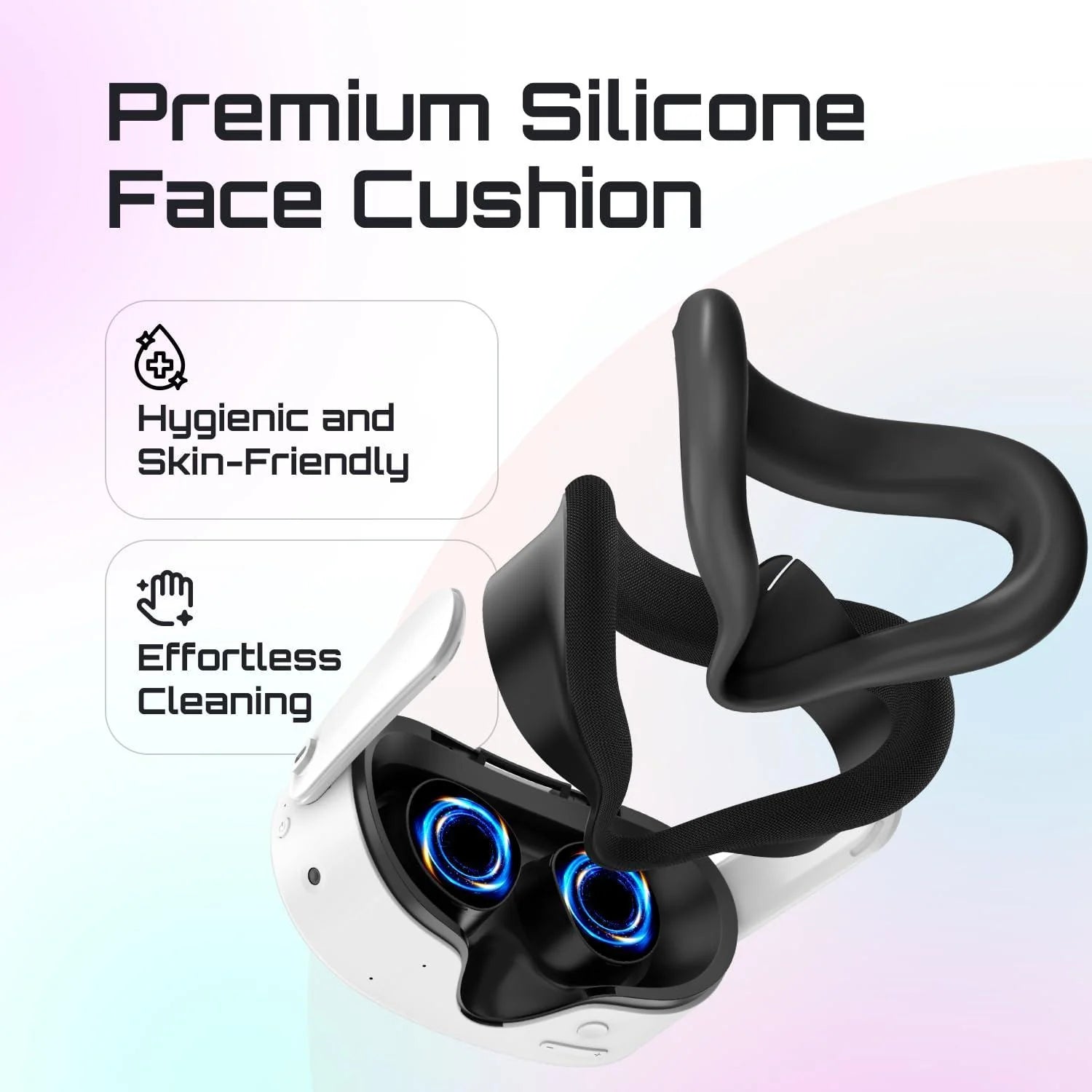 Silicone Cover Set Compatible with Meta Oculus Quest 3S